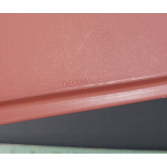 Vintage Tupperware Pink Dusty Rose Deli Meat Keeper Tenderizer Lid Only 1293-4 - Picture 4 of 4